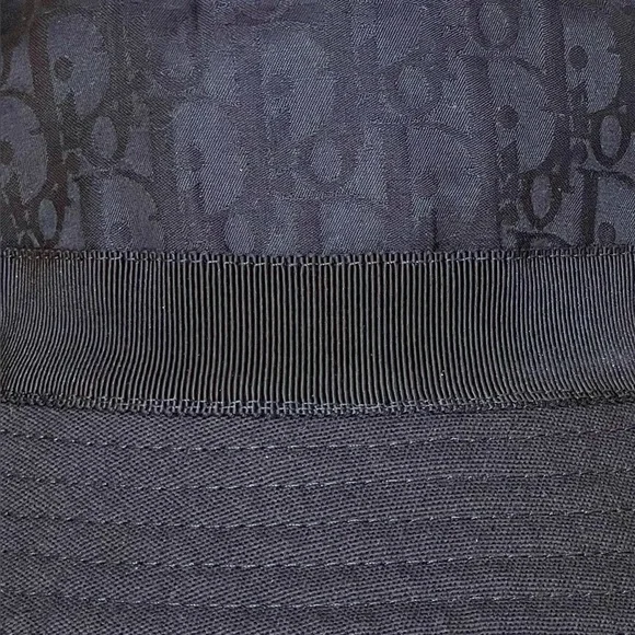 NEVER WORN DIOR x KENNY SCHARF MENS CD LOGO EMBROIDERED BUCKET HAT COTTON LG - Picture 7 of 14